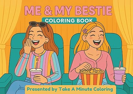 Best Friend Activities — Take a Minute Coloring